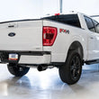 Load image into Gallery viewer, AWE 0FG 21+ Ford F150 Dual Split Rear Cat-Back Exhaust- 5in Diamond Black Tips - Additional View 7