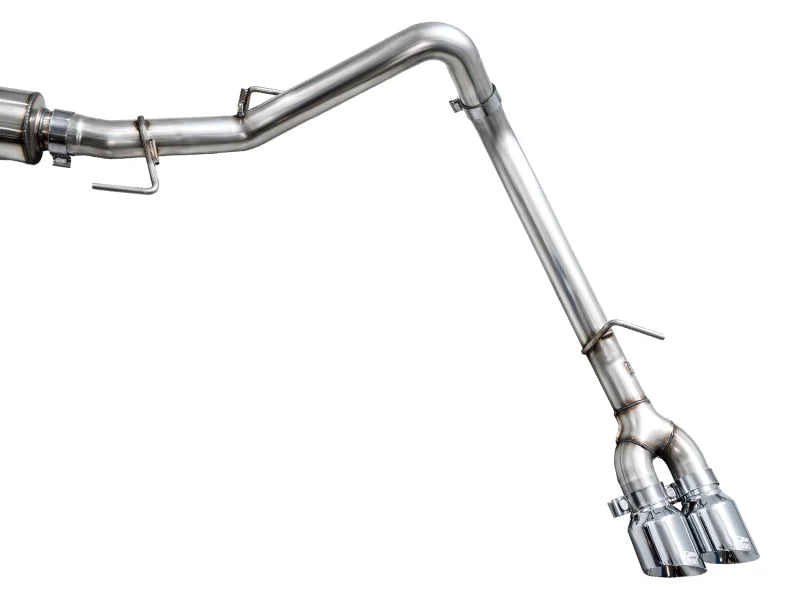 AWE 0FG Exhaust for 3rd Gen Toyota Tundra - Dual Chrome Silver Tips - Additional View 11