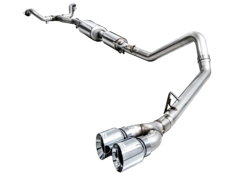 AWE 0FG Exhaust for 3rd Gen Toyota Tundra - Dual Chrome Silver Tips - Additional View 13