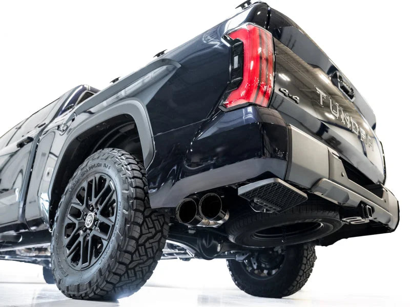 AWE 0FG Exhaust for 3rd Gen Toyota Tundra - Dual Diamond Black Tips - Additional View 5