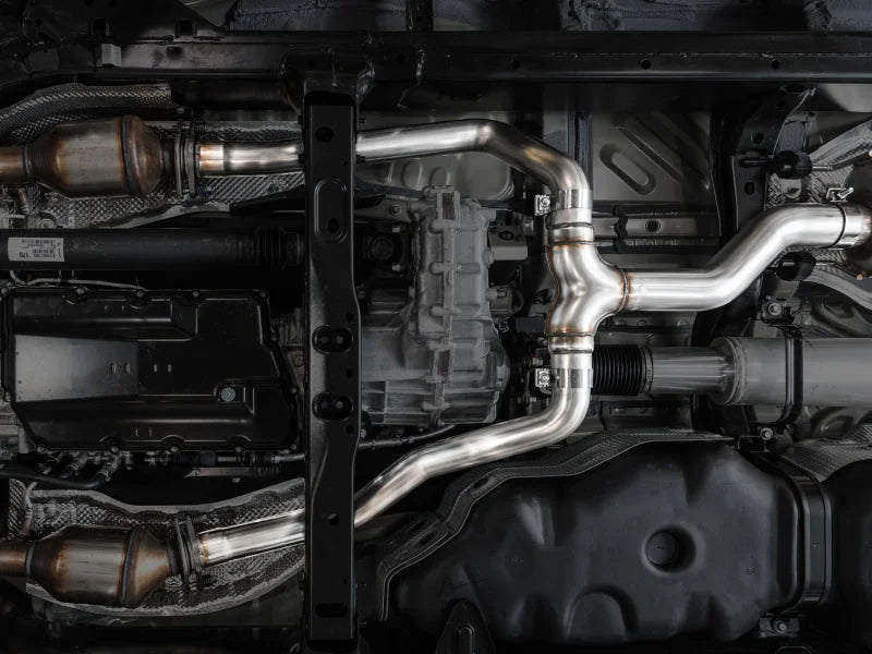 AWE 0FG Exhaust for 3rd Gen Toyota Tundra - Dual Diamond Black Tips - Additional View 6