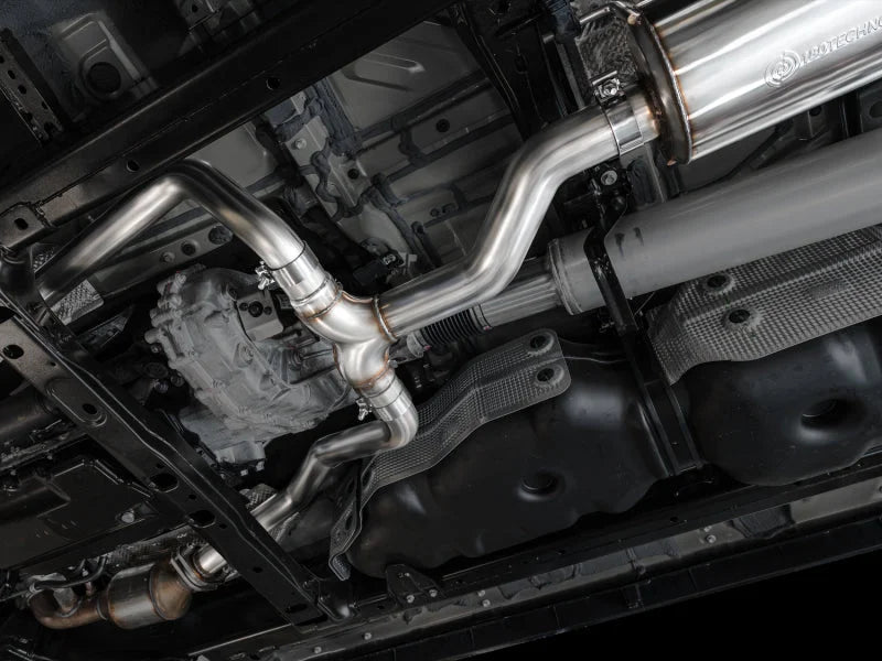 AWE 0FG Exhaust for 3rd Gen Toyota Tundra - Dual Diamond Black Tips - Additional View 7
