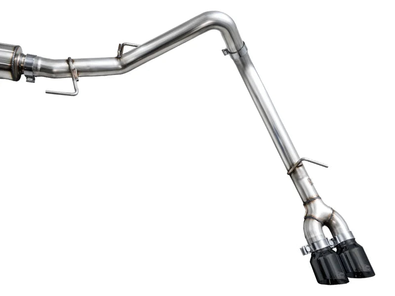 AWE 0FG Exhaust for 3rd Gen Toyota Tundra - Dual Diamond Black Tips - Additional View 13