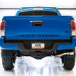 Load image into Gallery viewer, AWE 16-22 Toyota Tacoma 0FG Catback Exhaust w/ BashGuard - Dual Chrome Silver Tips - Back View