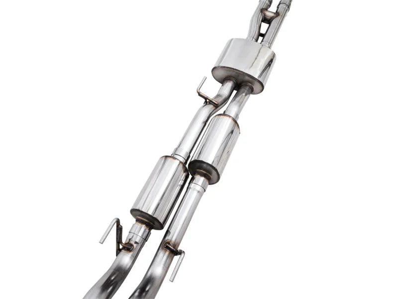 AWE 16-22 Toyota Tacoma 0FG Catback Exhaust w/ BashGuard - Dual Diamond Black Tips - Additional View 15