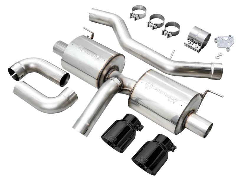 AWE 19-23 BMW 330i / 21-23 BMW 430i Base G2X Touring (Excl.Conv) Axle Back Exhaust - Diamond Black - Additional View 10