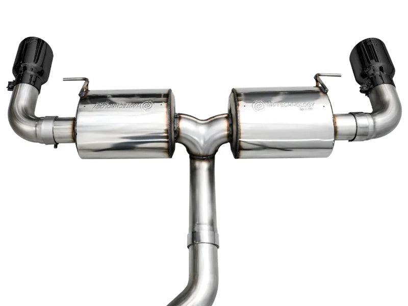 AWE 19-23 BMW 330i / 21-23 BMW 430i Base G2X Touring (Excl.Conv) Axle Back Exhaust - Diamond Black - Additional View 11