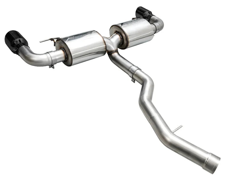 AWE 19-23 BMW 330i / 21-23 BMW 430i Base G2X Touring (Excl.Conv) Axle Back Exhaust - Diamond Black - Additional View 12