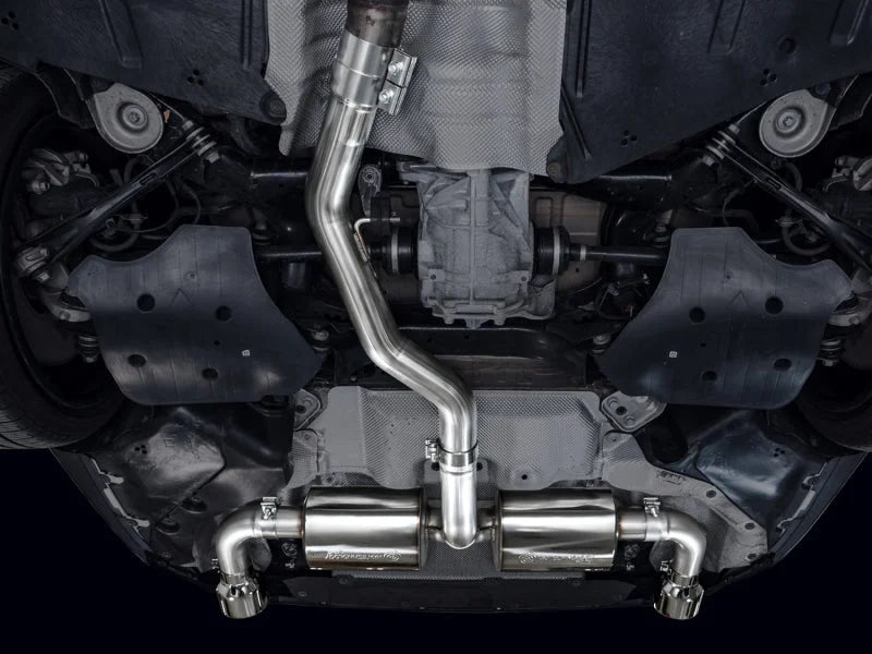 AWE 19-23 BMW 330i / 21-23 BMW 430i Base G2X Touring Axle Back Exhaust - Chrome Silver - Additional View 8