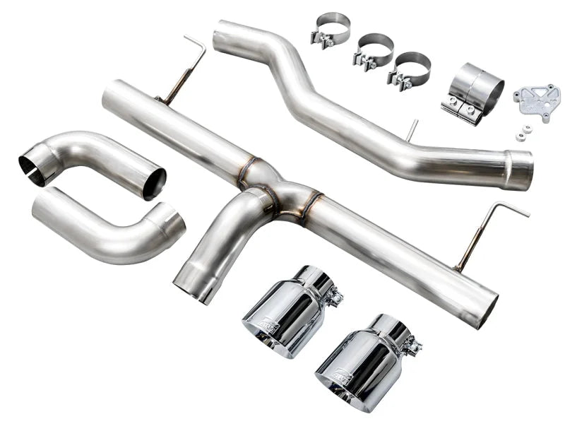 AWE 19-23 BMW 330i / 21-23 BMW 430i Base G2X Track Edition Axle Back Exhaust - Chrome Silver - Additional View 12