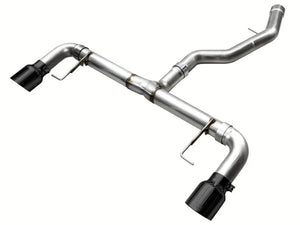 AWE 19-23 BMW 330i / 21-23 BMW 430i Base G2X Track Edition Axle Back Exhaust - Diamond Black - Main Product View
