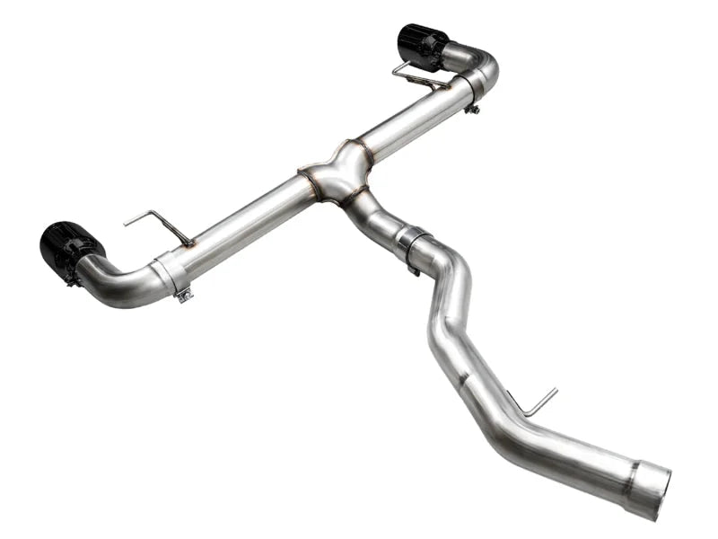 AWE 19-23 BMW 330i / 21-23 BMW 430i Base G2X Track Edition Axle Back Exhaust - Diamond Black - Additional View 9