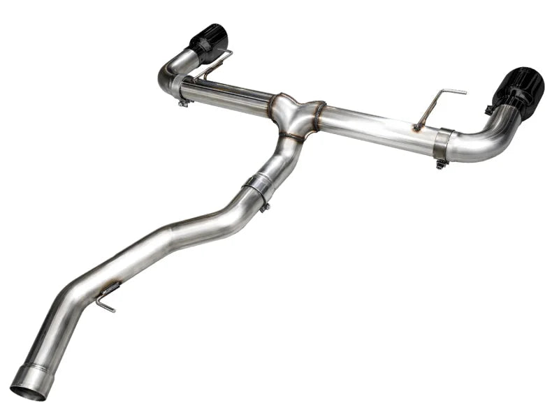 AWE 19-23 BMW 330i / 21-23 BMW 430i Base G2X Track Edition Axle Back Exhaust - Diamond Black - Additional View 10
