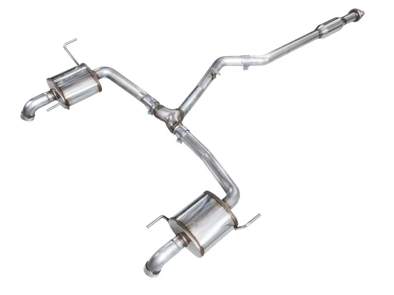 AWE 20-25 Subaru Outback (Wilderness & XT) 0FG Catback Exhaust w/Dual BashGuards - Main Product View