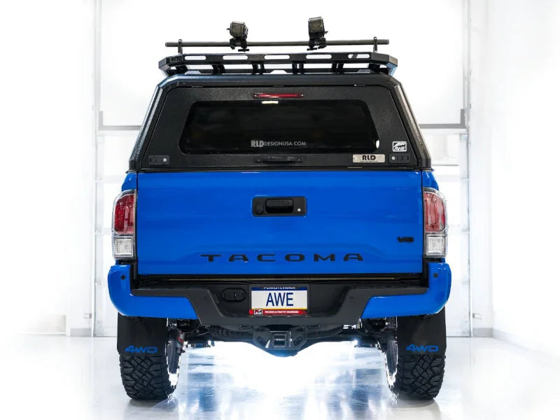 AWE 2016-2022 Toyota Tacoma 0FG Exhaust with BashGuard - No Tips - Additional View 5