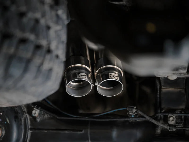 AWE 2016-2022 Toyota Tacoma 0FG Exhaust with BashGuard - No Tips - Additional View 6