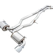 Load image into Gallery viewer, AWE 2020 Toyota Supra A90 Non-Resonated Touring Edition Exhaust - 5in Chrome Silver Tips - Main Product View
