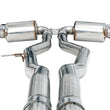 Load image into Gallery viewer, AWE 2020 Toyota Supra A90 Non-Resonated Touring Edition Exhaust - 5in Chrome Silver Tips - Installation View