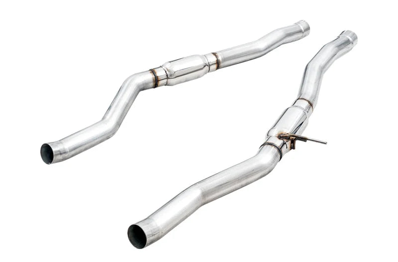 AWE 2020 Toyota Supra A90 Resonated Touring Edition Exhaust - 5in Chrome Silver Tips - Additional View 9