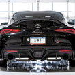 Load image into Gallery viewer, AWE 2020 Toyota Supra A90 Resonated Touring Edition Exhaust - 5in Diamond Black Tips - Side View