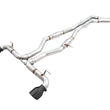 Load image into Gallery viewer, AWE 2020 Toyota Supra A90 Resonated Track Edition Exhaust - 5in Diamond Black Tips