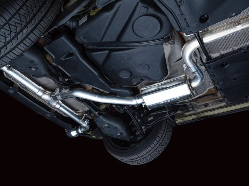 AWE 2022 VW GTI MK8 Touring Edition Exhaust - Chrome Silver Tips - Installation View