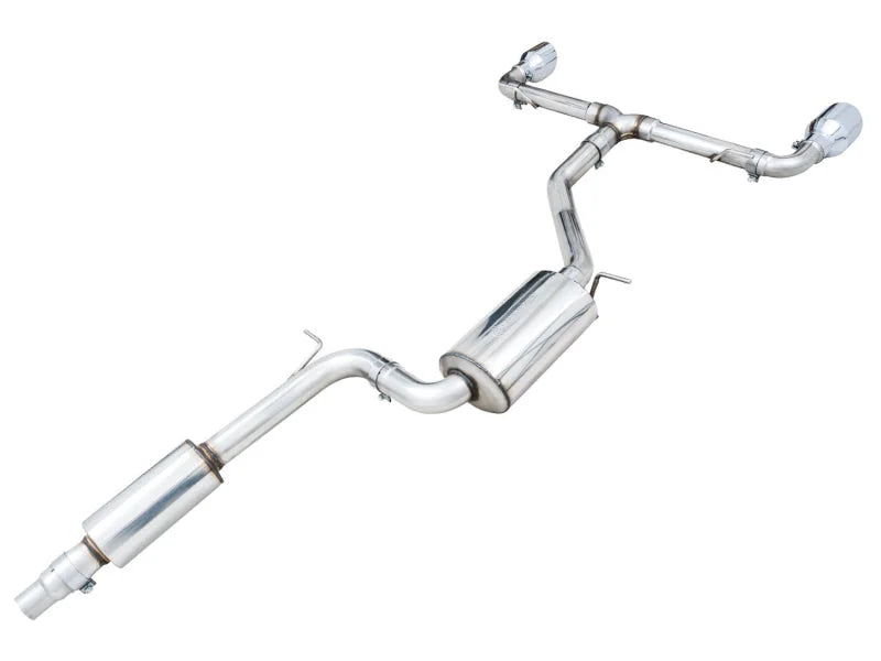 AWE 2022 VW GTI MK8 Touring Edition Exhaust - Chrome Silver Tips - Additional View 11
