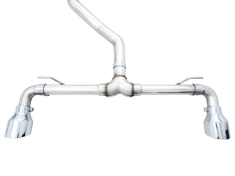 AWE 2022 VW GTI MK8 Touring Edition Exhaust - Chrome Silver Tips - Additional View 13