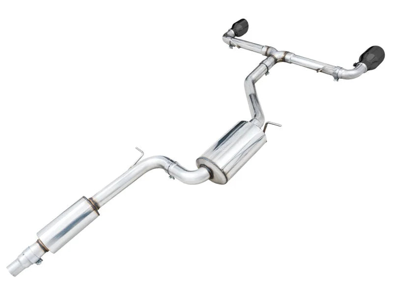 AWE 2022 VW GTI MK8 Touring Edition Exhaust - Diamond Black Tips - Additional View 11