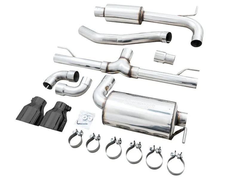 AWE 2022 VW GTI MK8 Touring Edition Exhaust - Diamond Black Tips - Additional View 12