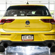Load image into Gallery viewer, AWE 2022 VW GTI MK8  Track Edition Exhaust - Diamond Black Tips - Back View