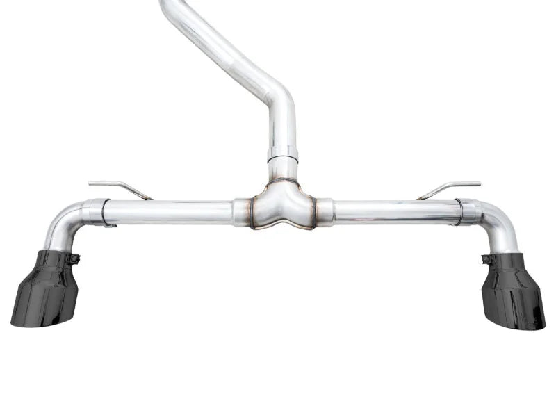 AWE 2022 VW GTI MK8  Track Edition Exhaust - Diamond Black Tips - Additional View 9