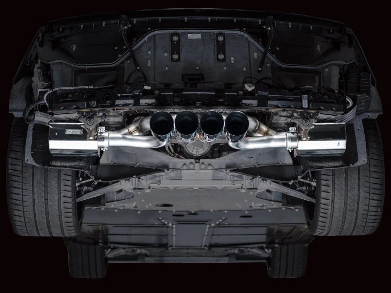 AWE 2023 C8 Corvette Z06 SwitchPath Cat-Back Exhaust - Diamond Black Tips - Additional View 5