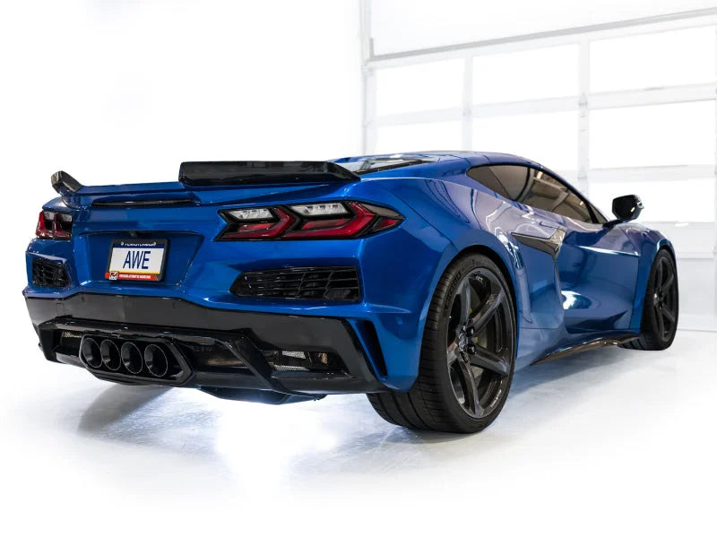 AWE 2023 C8 Corvette Z06 SwitchPath Cat-Back Exhaust - Diamond Black Tips - Additional View 6