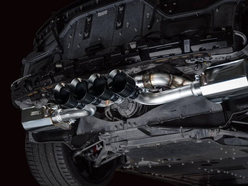 AWE 2023 C8 Corvette Z06 SwitchPath Cat-Back Exhaust - Diamond Black Tips - Additional View 7