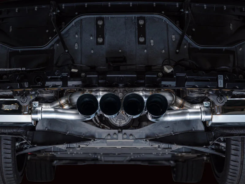 AWE 2023 C8 Corvette Z06 SwitchPath Cat-Back Exhaust - Diamond Black Tips - Additional View 11