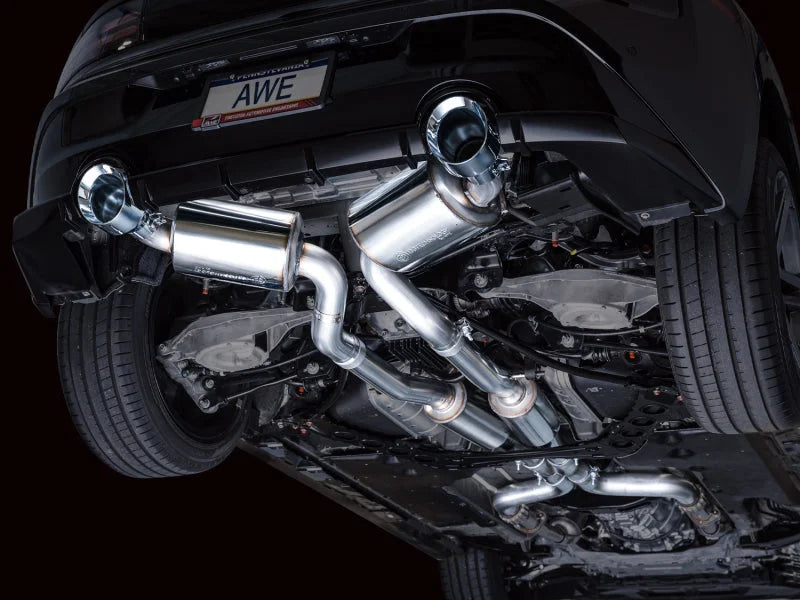 AWE 2023 Nissan Z RZ34 RWD Touring Edition Catback Exhaust System w/ Chrome Silver Tips - Additional View 9