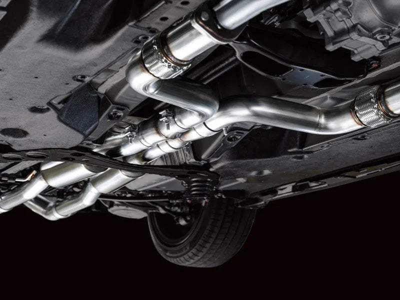 AWE 2023 Nissan Z RZ34 RWD Touring Edition Catback Exhaust System w/ Chrome Silver Tips - Additional View 11