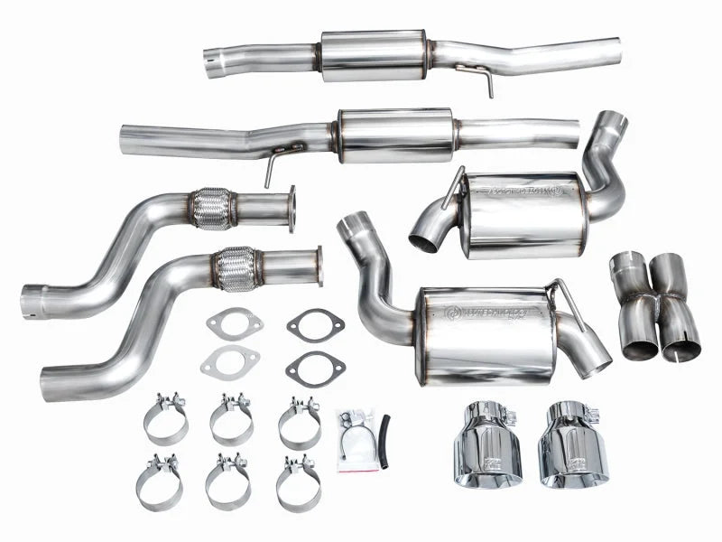 AWE 2023 Nissan Z RZ34 RWD Touring Edition Catback Exhaust System w/ Chrome Silver Tips - Additional View 15