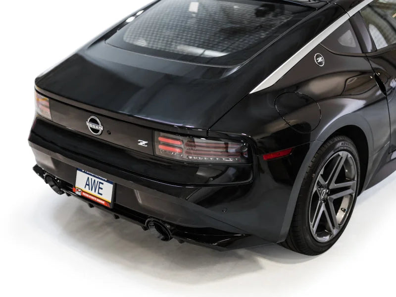 AWE 2023 Nissan Z RZ34 RWD Touring Edition Catback Exhaust System w/ Diamond Black Tips - Side View