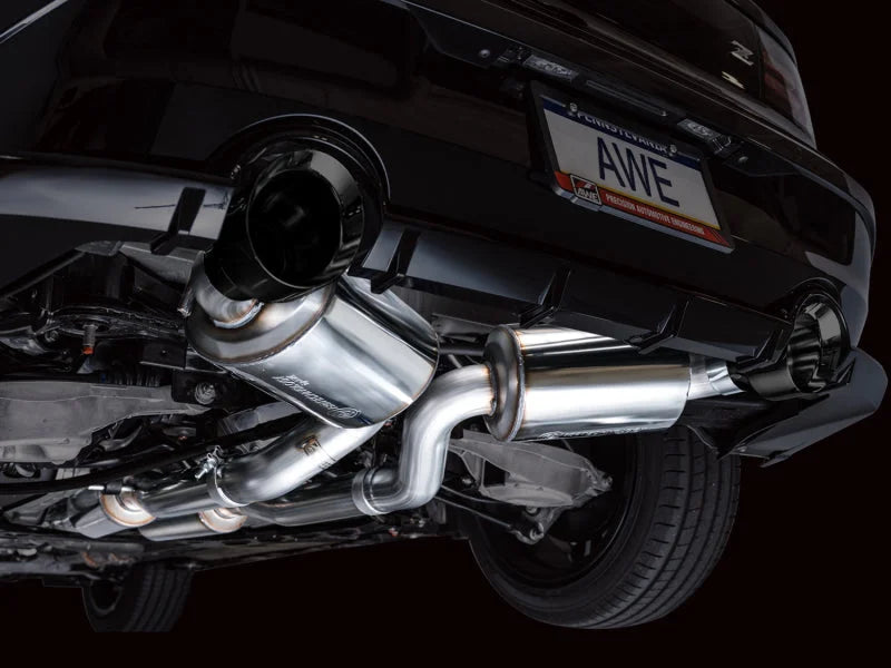 AWE 2023 Nissan Z RZ34 RWD Touring Edition Catback Exhaust System w/ Diamond Black Tips - Additional View 5