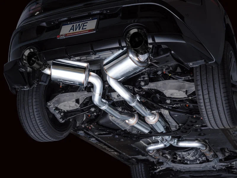 AWE 2023 Nissan Z RZ34 RWD Touring Edition Catback Exhaust System w/ Diamond Black Tips - Additional View 6