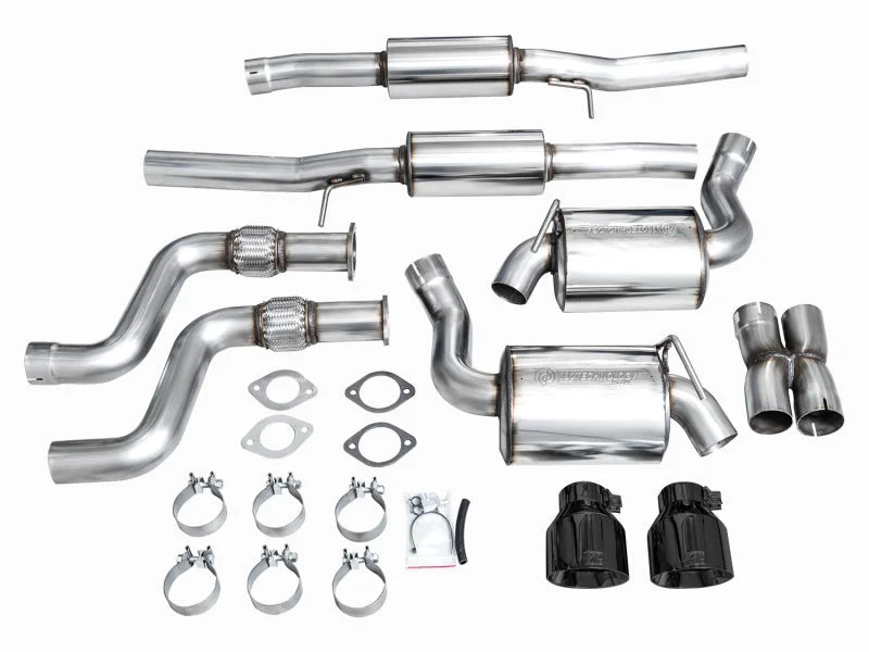 AWE 2023 Nissan Z RZ34 RWD Touring Edition Catback Exhaust System w/ Diamond Black Tips - Additional View 16