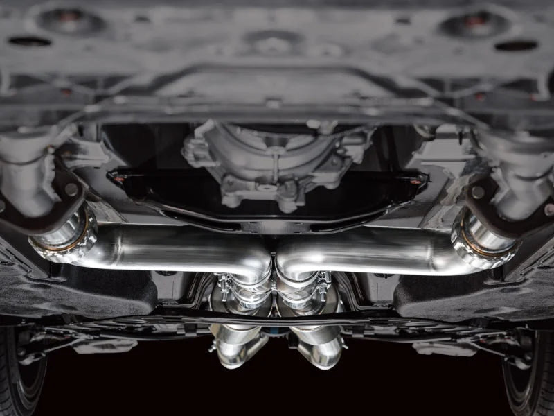 AWE 2023 Nissan Z RZ34 RWD Track Edition Catback Exhaust System w/ Chrome Silver Tips - Additional View 12