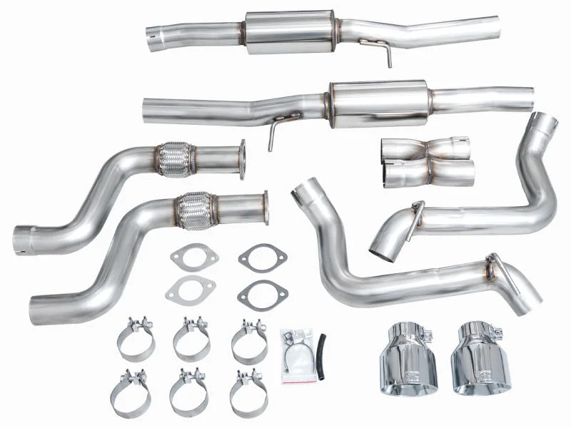 AWE 2023 Nissan Z RZ34 RWD Track Edition Catback Exhaust System w/ Chrome Silver Tips - Additional View 15