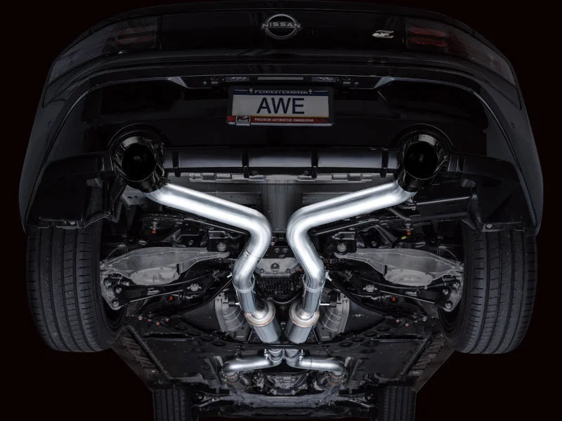 AWE 2023 Nissan Z RZ34 RWD Track Edition Catback Exhaust System w/ Diamond Black Tips - Additional View 6