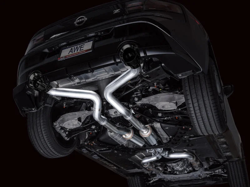 AWE 2023 Nissan Z RZ34 RWD Track Edition Catback Exhaust System w/ Diamond Black Tips - Additional View 11