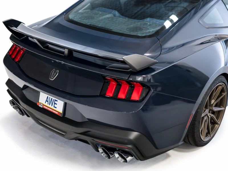 AWE 2024 Ford Mustang Dark Horse S650 RWD SwitchPath Catback Exhaust w/ Quad Chrome Silver Tips - Additional View 11