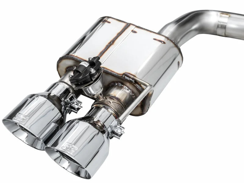 AWE 2024 Ford Mustang Dark Horse S650 RWD SwitchPath Catback Exhaust w/ Quad Chrome Silver Tips - Additional View 12