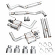 Load image into Gallery viewer, AWE 2024 Ford Mustang Dark Horse S650 RWD SwitchPath Catback Exhaust w/ Quad Chrome Silver Tips - Additional View 13